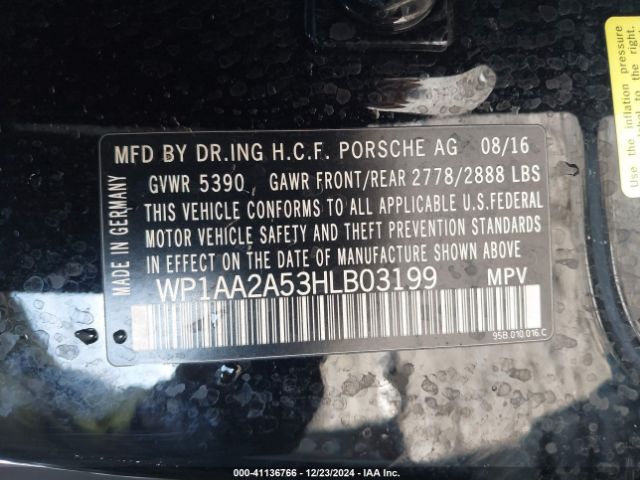 2017 PORSCHE MACAN WP1AA2A53HLB03199 Photo 8