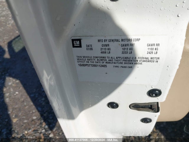 2006 CADILLAC CTS 1G6DP577260112405 Photo 8