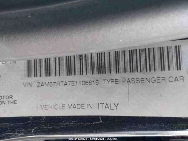 ZAM57RTA7E1106615 Maserati Ghibli S Q4