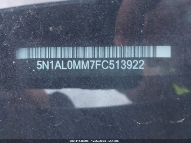 5N1AL0MM7FC513922 Infiniti QX60