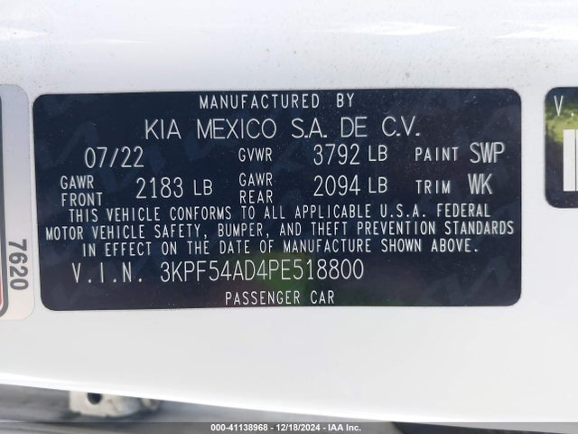 KIA Forte Gt-line 2023 3KPF54AD4PE518800 Image 9