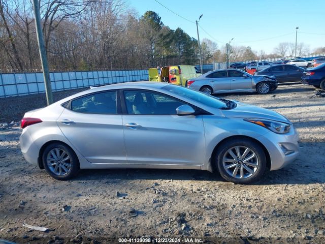 KMHDH4AE7GU589865 Hyundai ELANTRA SE