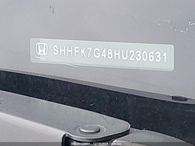 SHHFK7G48HU230631 Honda Civic Sport