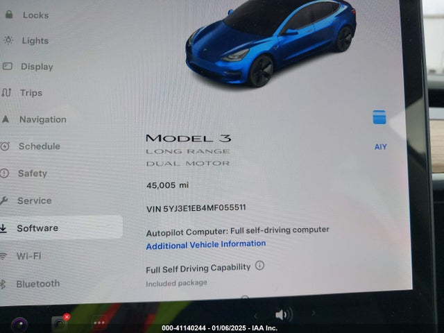 2021 TESLA MODEL 3 5YJ3E1EB4MF055511 Photo 6
