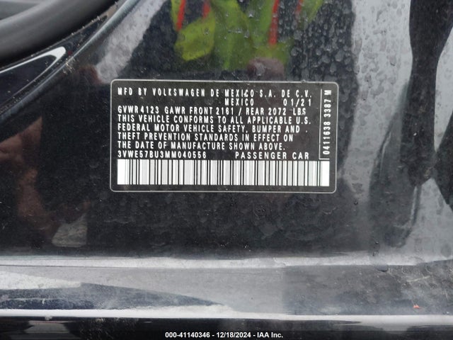 3VWE57BU3MM040556 Volkswagen Jetta 1.4t Sel