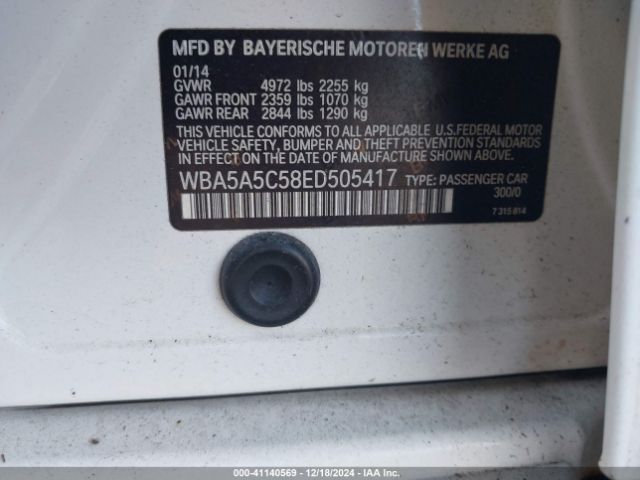 WBA5A5C58ED505417 BMW 528I