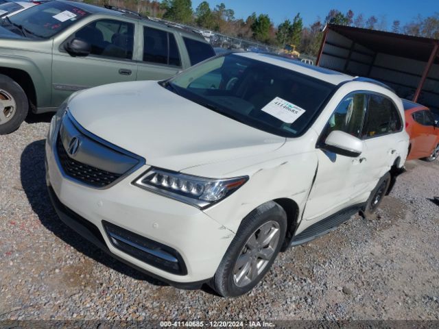 5FRYD4H82FB027749 Acura Mdx Advance Pkg W/entertainment Pkg