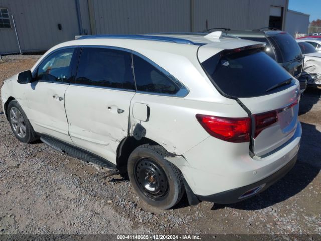 5FRYD4H82FB027749 Acura Mdx Advance Pkg W/entertainment Pkg