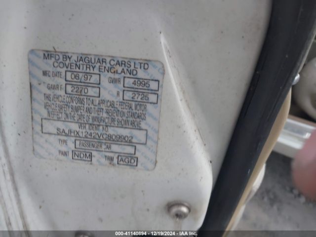 1997 JAGUAR XJ6 SAJHX1242VC809902 Photo 8