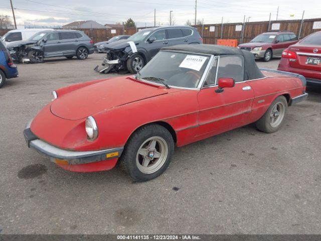 1987 ALFA ROMEO SPIDER ZARBA5581H1048846 Photo 1
