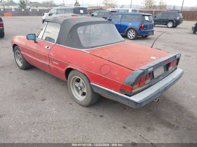 1987 ALFA ROMEO SPIDER ZARBA5581H1048846 Photo 2