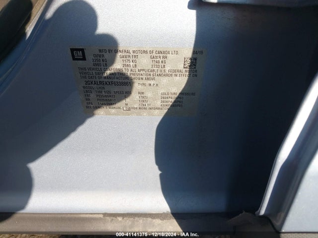 2GKALREKXF6338861 GMC Terrain Sle-2