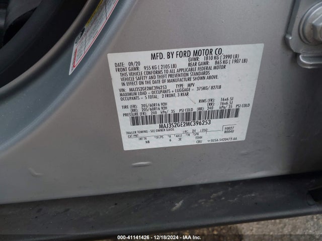 Ford Ecosport Se 2021 MAJ3S2GE2MC396253 Image 9