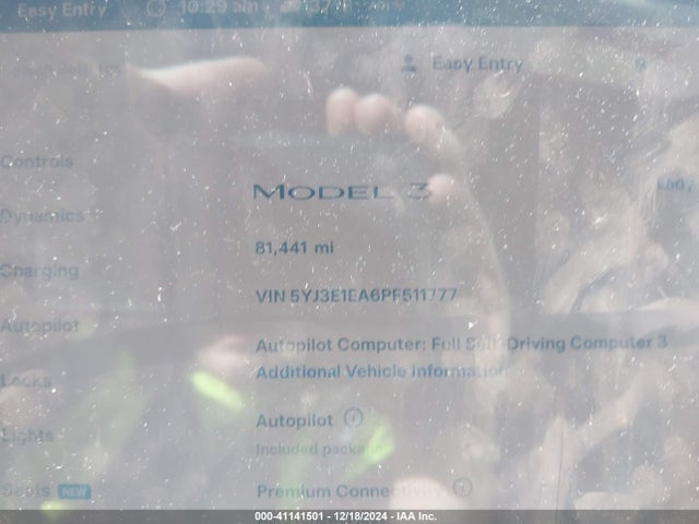 2023 TESLA MODEL 3 5YJ3E1EA6PF511777 Photo 6