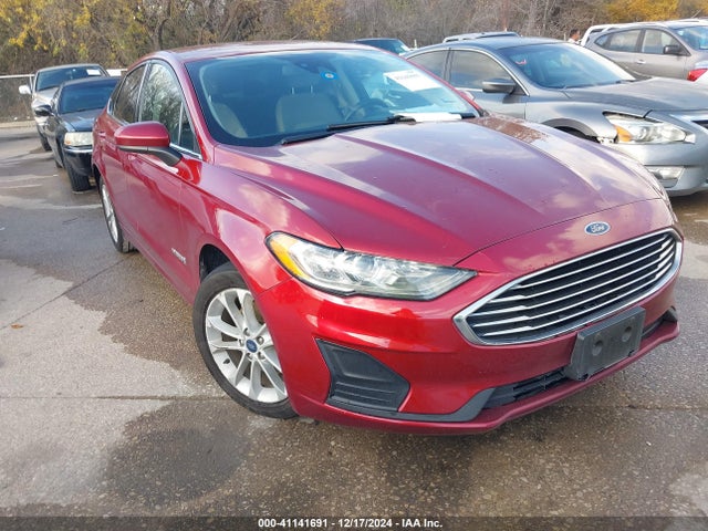 Ford Fusion Hybrid Se 2019 3FA6P0LU2KR206188 Image 1