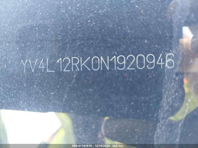 YV4L12RK0N1920946 Volvo B4204t (mhev)