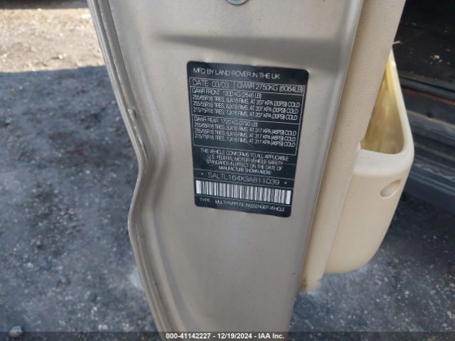 2003 LAND ROVER DISCOVERY SALTL164X3A811039 Photo 8