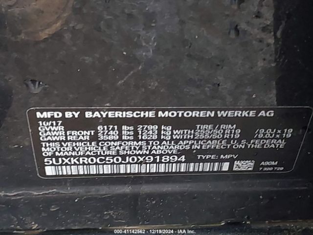 5UXKR0C50J0X91894 BMW X5 Xdrive35i