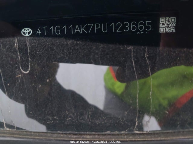 4T1G11AK7PU123665 Toyota CAMRY SE