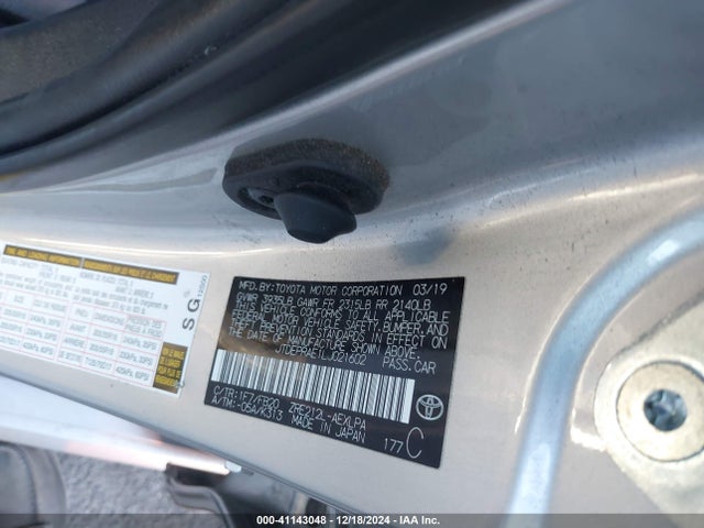 Toyota COROLLA LE 2020 JTDEPRAE1LJ021602 Image 9