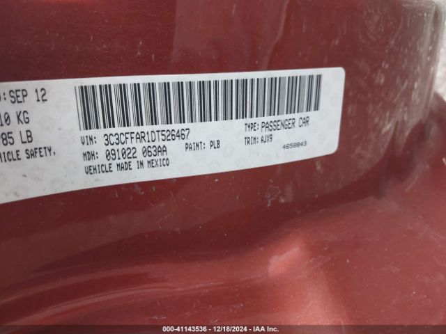 2013 FIAT 500 3C3CFFAR1DT526467 Photo 8
