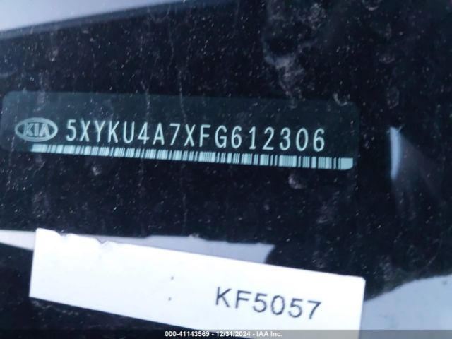 5XYKU4A7XFG612306 KIA Sorento Ex V6