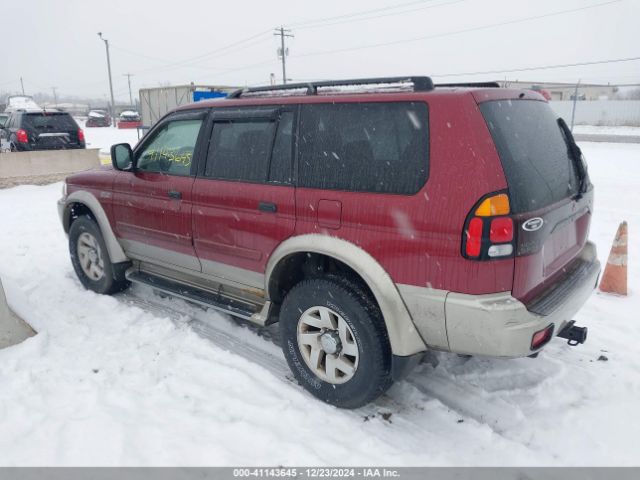2001 MITSUBISHI MONTERO SPORT JA4MT31H01P054478 Photo 2