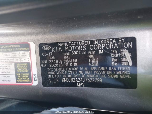 KNDJN2A24J7522799 KIA Soul