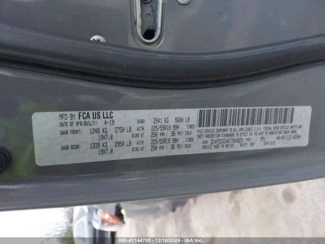 3C4PDDGG4KT764923 Dodge Journey Crossroad Awd