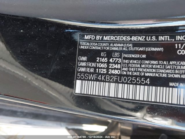 55SWF4KB2FU025554 Mercedes-Benz C 300 4matic/luxury 4matic/sport 4matic
