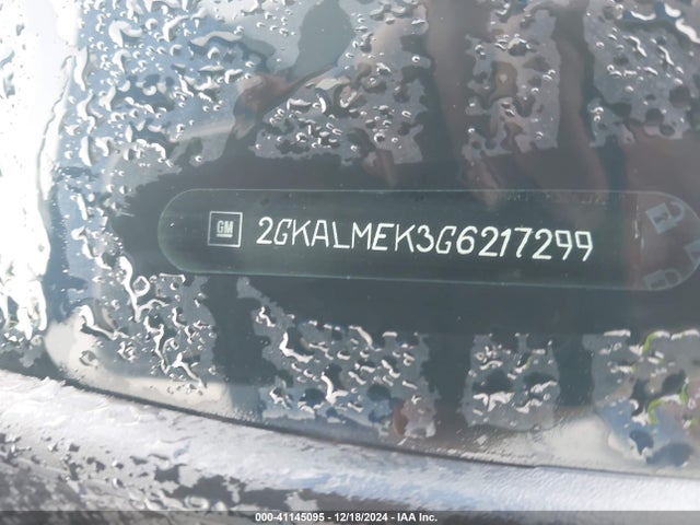 GMC Terrain Sle-1 2016 2GKALMEK3G6217299 Image 9