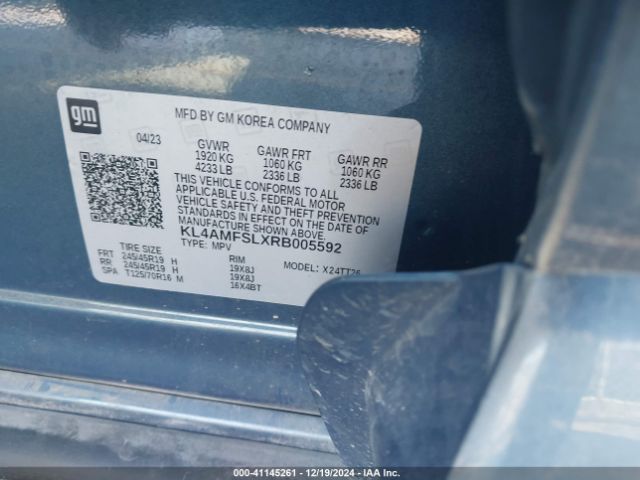 KL4AMFSLXRB005592 Buick Encore Gx Avenir Fwd