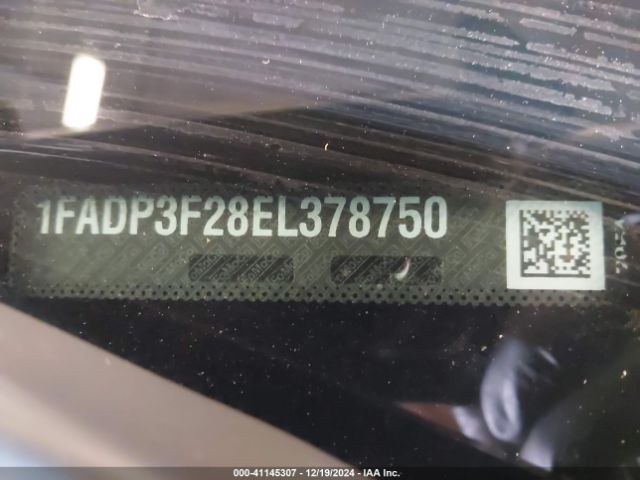 1FADP3F28EL378750 Ford FOCUS SE