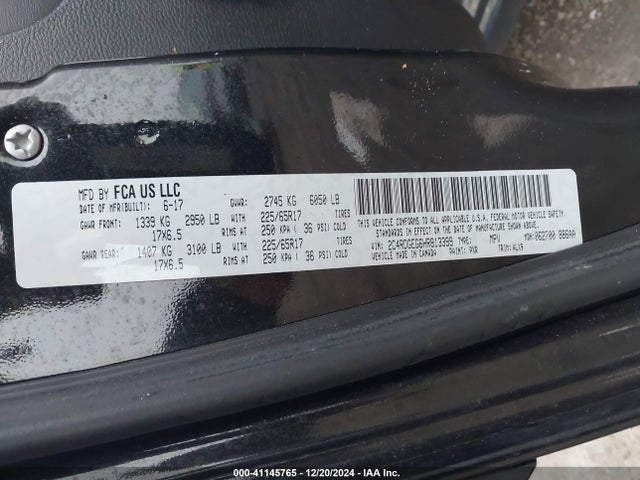 Dodge Grand Caravan Gt 2017 2C4RDGEG6HR813399 Image 9