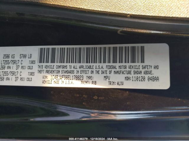 1C4BJWFG6EL178823 Jeep Wrangler Unlimited Rubicon