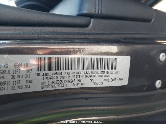 1C4RJEBG5LC246847 Jeep Grand Cherokee Limited 4x2
