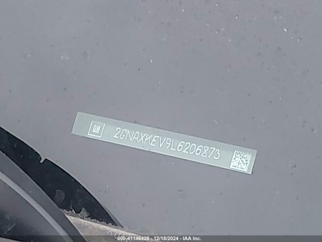 2GNAXKEV9L6206873 Chevrolet Equinox Fwd Lt 1.5l Turbo