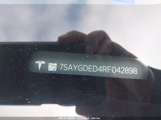 2024 TESLA MODEL Y 7SAYGDED4RF042898 Photo 8