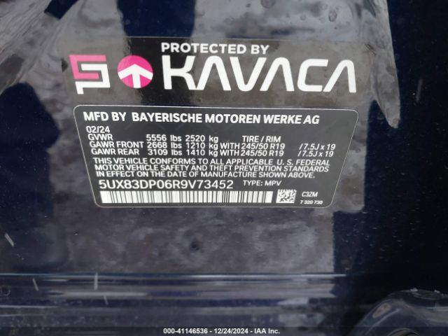 5UX83DP06R9V73452 BMW X3 M40i