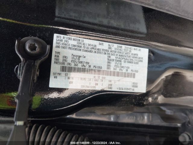 1FADP5AU3HL113288 Ford C-max Hybrid Se