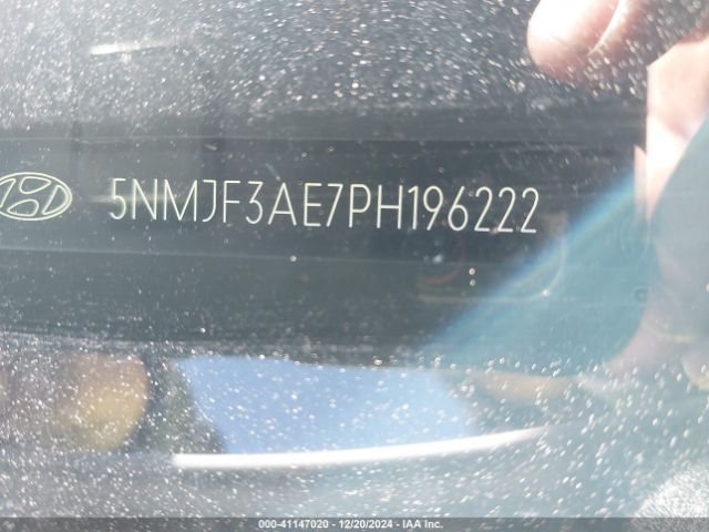 5NMJF3AE7PH196222 Hyundai TUCSON SEL