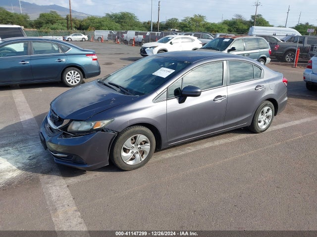 Honda Civic Lx 2014 19XFB2F55EE046425 Image 2