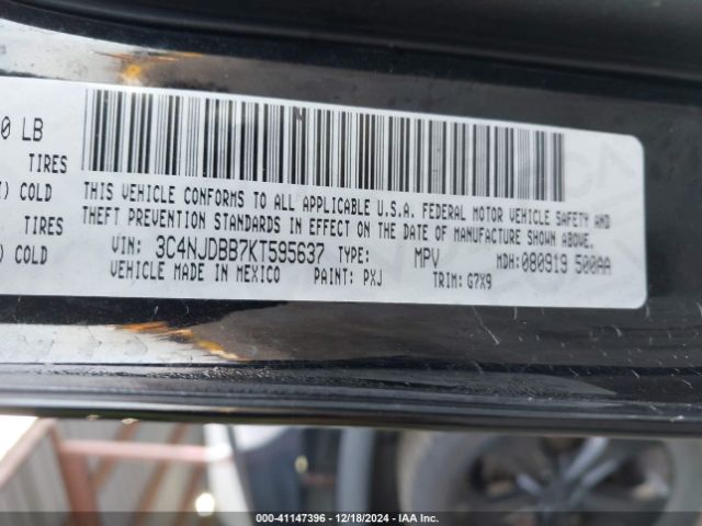 3C4NJDBB7KT595637 Jeep Compass Altitude 4x4
