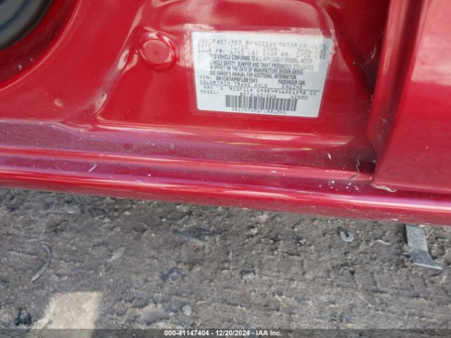 3N1CN7AP6FL881241 Nissan Versa 1.6 Sl