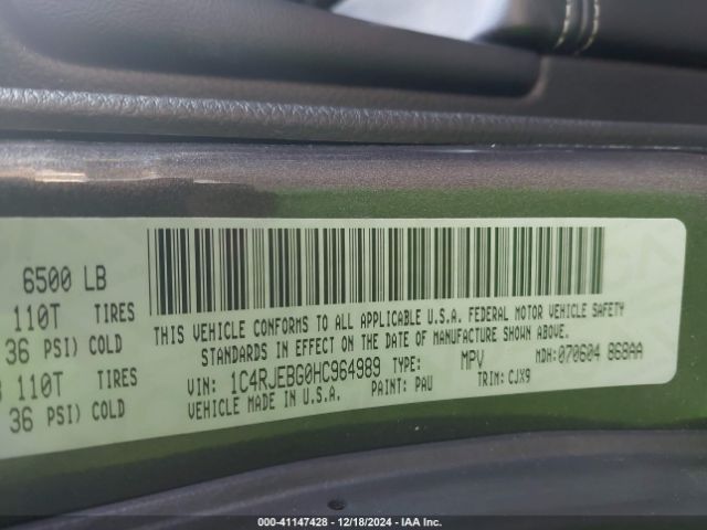 1C4RJEBG0HC964989 Jeep Grand Cherokee Limited 4x2