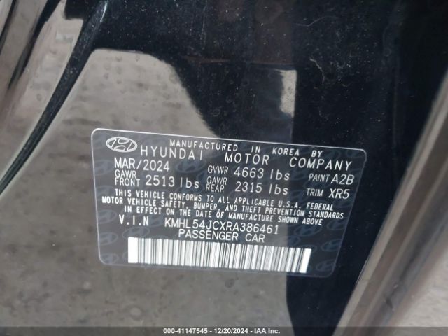 KMHL54JCXRA386461 Hyundai Sonata N Line