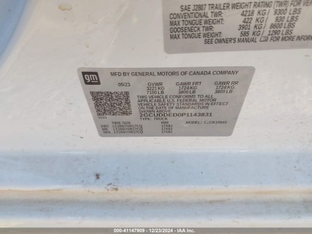 2GCUDDED0P1143831 Chevrolet Silverado 1500 4wd  Standard Bed Lt