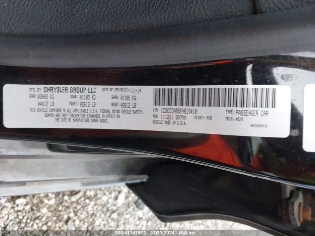 2015 CHRYSLER 200 1C3CCCAB5FN615410 Photo 8