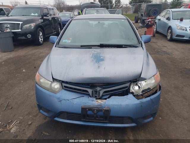 2006 Honda Civic Lx მანქანა იყიდება აუქციონზე, vin: 2HGFG12696H582523, აუქციონის ნომერი: 41148019