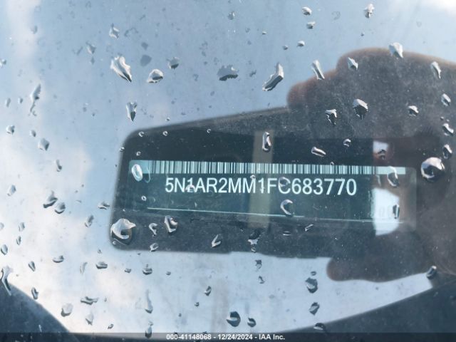 5N1AR2MM1FC683770 Nissan Pathfinder Platinum/s/sl/sv